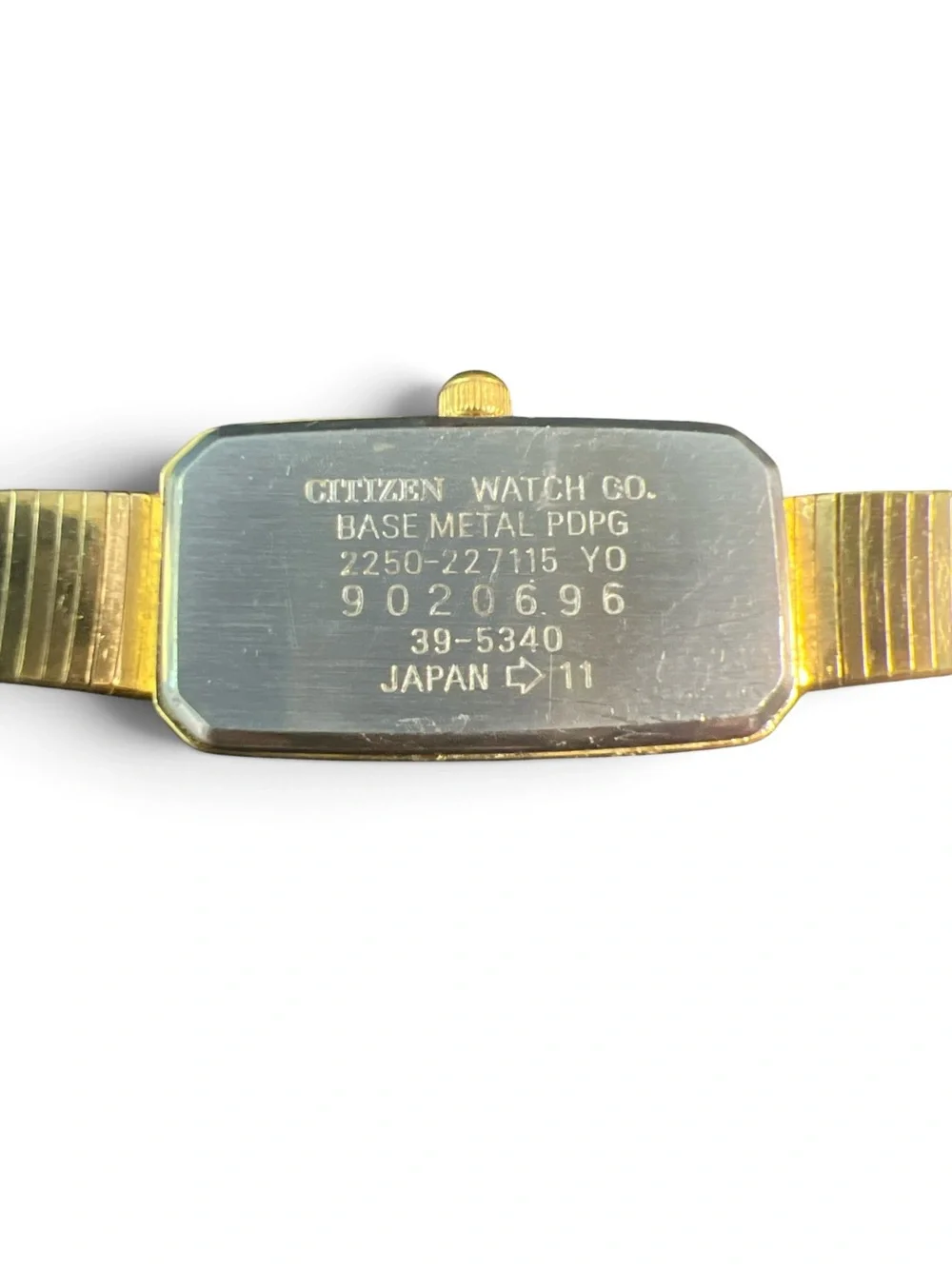 Vintage Citizen Quartz 2250-227115 Y0 Gold Tone Ladies Dress Watch Classic